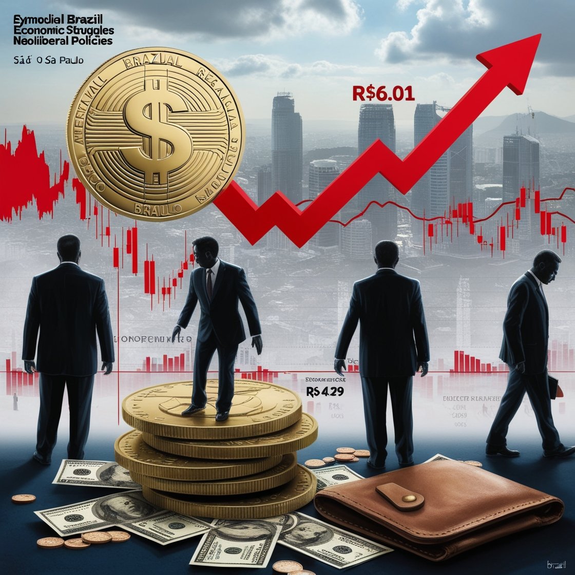 “A falácia do ‘salvamento’ do Brasil: De R$ 4,29 para R$ 6,01 no dólar – O preço da incompetência neoliberal”  | Piracicaba