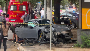 Ciclista de 23 anos é atropelado em Pinheiros, zona oeste de São Paulo, por Porsche sem placa 