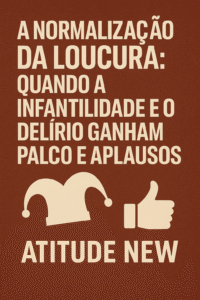 A normalização da loucura: quando a infantilidade e o delírio ganham palco e aplausos