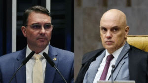 Flavio Bolsonaro apresenta pedido de impeachment de Moraes ao Senado