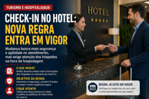 Nova regra de check-in em hotéis reforça o controle de hóspedes no Brasil