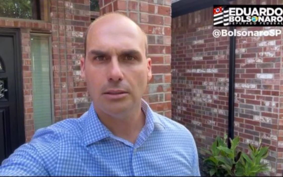 Moraes vota pela condenação de Eduardo Bolsonaro por coação no curso do processo