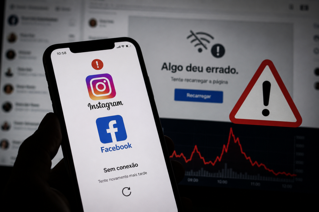 Instagram e Facebook enfrentam instabilidade e usuários recorrem a outras redes sociais