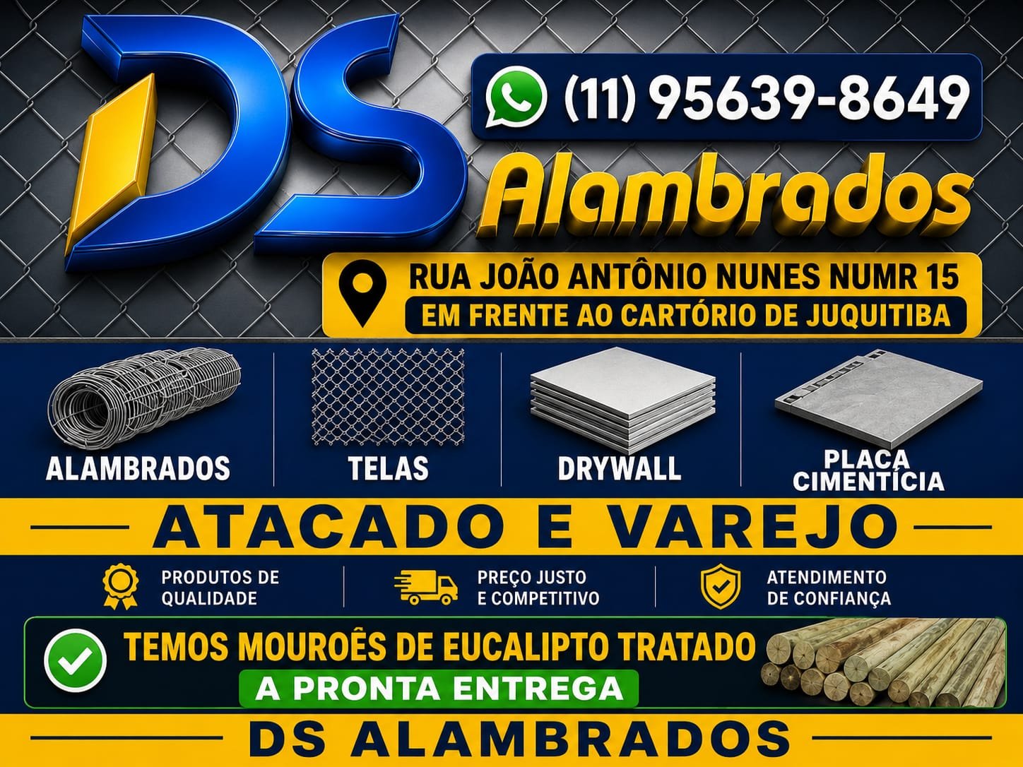 telas e alambrados